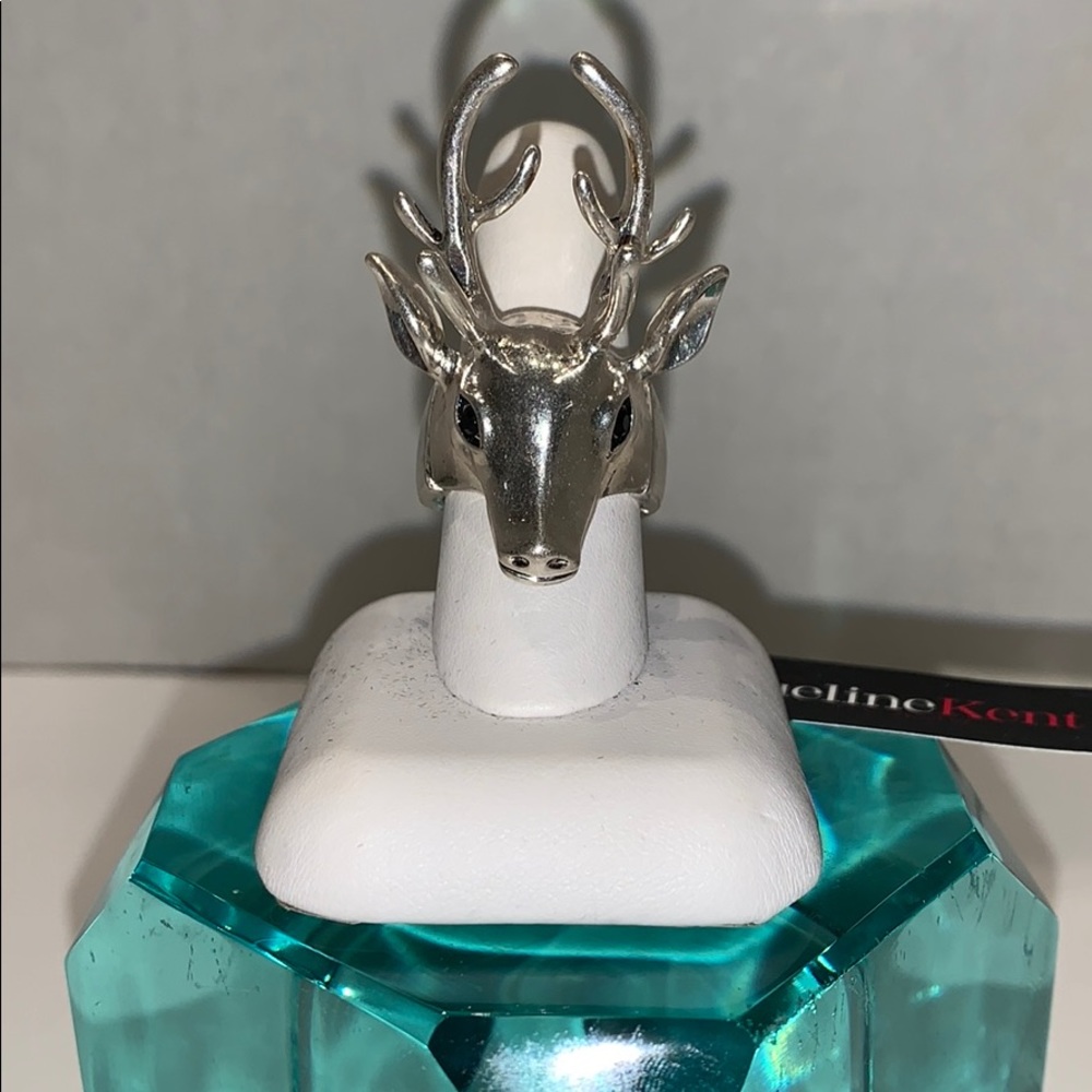 NWT Reindeer Adjustable Ring (Swarovski Stones)